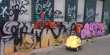 Grafittientfernung-vorher